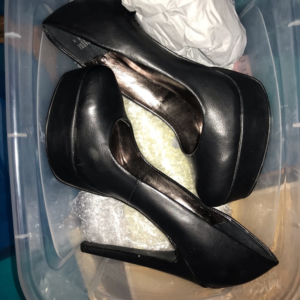 Black heels
